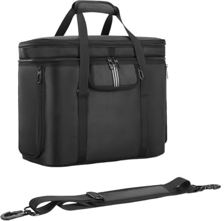 LYEAA Bolsa portátil impermeable para Ecoflow Delta 3 Plus/generador solar Delta 2, Black, 11.81x7.48x3.94inch