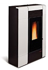 STUFA PELLET KW9 ILENIA CANALIZZATA BIANCA