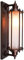 Vintage Braun Wasserdicht IP44 Außen-Wandleuchte E27 Aluminium/glas Lampenschirm Zylindrisch outdoor light Garten Patio Zaun Hof Garage Tor Flur Treppe Einfahrt Landhaus Wandbeleuchtung 26*20*60cm