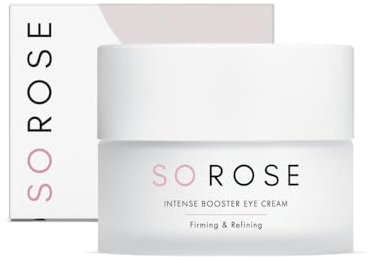 SOROSE Intense Booster Eye Cream | Ausgleichende & aufpolsternde 24H Augenpflege mit Multi-Peptiden, Hyaluronsäure und Cotinus Coggygria Extrakt