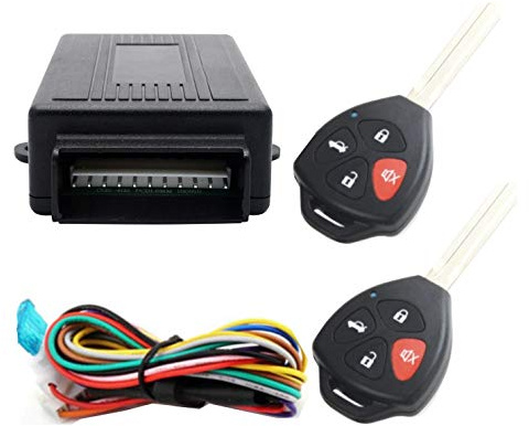 Style11 - Zentralverriegelungs-Kit für Auto mit Fernbedienung, universell, mit Steuerbox, 2 Ersatzfernbedienungen für Auto-Zentralverriegelung