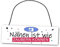 Homeyourself Hochwertiges Schild 25 x 8 cm Nähen ist wie Zaubern können weiß Dekoschild Wandschild Nähschild