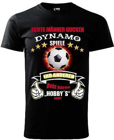 Dresden Fussball Stadt T-Shirt (XL) Schwarz