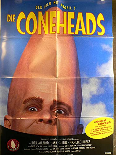 Die Coneheads - Dan Aykroyd - Jane Curtin - Filmposter A1 84x60cm gefaltet