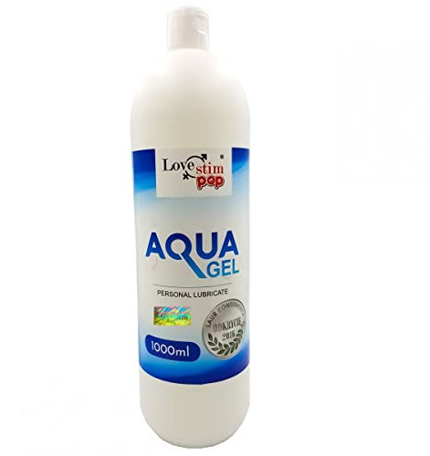 LoveStim Aqua Gel - Gleitgel Wasserbasierend - Gleitgel Analverkehr Betäubung - Gleitmittel Sex Wasserbasis - Gleitgel Anal - Gleitgel für Sexspielzeug - 1000 ml