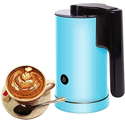 NCRD Latte elettrico Fraterra e scaldabile, Automatic Milk Frathers BADELLO 600W Maker in schiuma di latte automatico con funzionalità di latte caldo e freddo for il latte caffè caldo cioccolatini cap