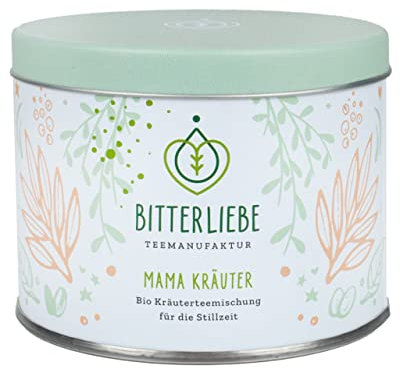 BitterLiebe® Teemanufaktur Mama Kräuter Bio Kräutertee lose mit der Kraft der Bitterstoffe I Bitterkräuter, Fenchel, Anis, Kümmel uvm. (70g)