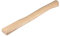 sourcing map 16 Inch Wood Long Replacement Handle Curved Replaceable Handle for Axe Hammer Flat Square Eye Oak Wood
