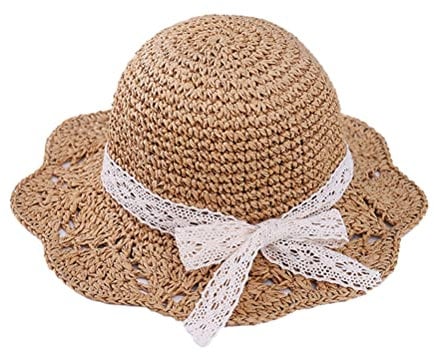 Uniyoung C0558 Sombrero para el Sol, café, 6-24 Meses para Bebés