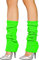 The Fancy Dress Angies Fashion Luxuriöse Damen-Beinstulpen im 80er-Jahre-Stil, gerippt, Neon-Beinstulpen in Hot Pink, 12 Farben, grün, One size
