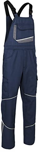 KÜBLER Workwear | KÜBLER ICONIQ Arbeitslatzhose | dunkelblau/anthrazit | Größe 31