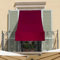 INTRECCI Tenda da Sole per Esterno, Tenda da Sole per Balconi, Impermeabile, a Caduta, 145x300 cm, Telo Ombreggiante, Riduce Luce e Calore, Migliora la Privacy, Colore Bordeaux.