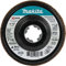 Makita T-03953 X-Lock Fächerscheibe für X-Lock und alle 2,27 cm (7/8 Zoll) Dorn Schleifscheiben für X-Lock und alle 2,2 cm (7/8 Zoll) Schleifmaschinen