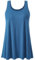 Vislivin Tank Tops for Women Built in Bra Vest Top Pleated Loose Fit Bra Camisole Casual Flowy S-XXXXL Blue-M