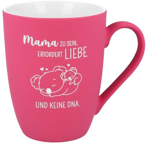 Spruchreif Taza suave con grabado en ambos lados | Bonus Mama | Madrama | 350 ml
