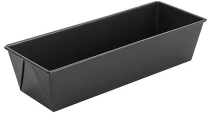BBTISG Antihaft-Backform, Kastenform, Brot, Kuchen, Ofenblech für Brot, Brownie (35 cm), Schwarz