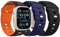 MoKo 3Pack Ocean Band Compatible with Apple Watch Ultra 2 Band 49mm 46mm 45mm 44mm 42mm for Men Women, Silicone Replacement Strap Sport Wrist band for iWatch Series 10 9 8 7 6 5 4 SE Ultra 2, 3Pack B