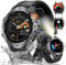 FOXBOX Montre connectée homme avec armbands magnétisés,1,43''AMOLED 500mAh Étanchéité IP68 Waterproof Smart Watch,110+ Modes Sportifs,Appels Bluetooth Calories Fréquence Cardiaque Tension Sommeil Noir