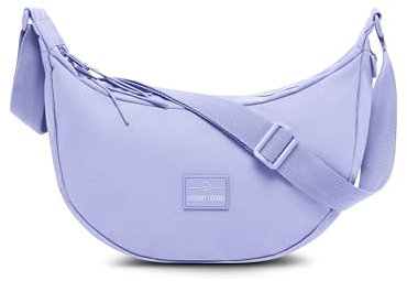 Johnny Urban Crescent Bag Women Men Lilac - Ally Medium - Cross Body Bag Ladies - Sling Shoulder Bags in Half Moon Shape - Womens Dumpling Bags with Adjustable Strap