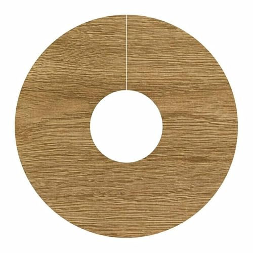 Project DIY® Self-Adhesive Laminate Pipe Covers, Seamless Radiator Pipe Finish | Easy Peel & Stick, Durable & Stylish, Perfect for Laminate Flooring, 4-Pack - 15mm (Dark Oak)