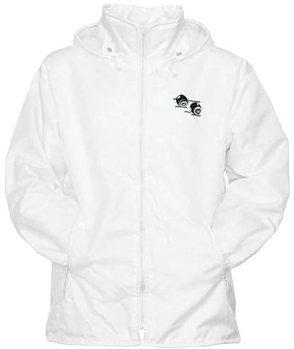 LE11 Lawn Bowls Waterproof Jacket, Waterproof Trousers, Fleece Jacket, Gilet Body Warmer, Lightweight Waterproof Jacket, Windproof Outdoor Bowling Clothing for Men & Women (White/Fleece-Small)