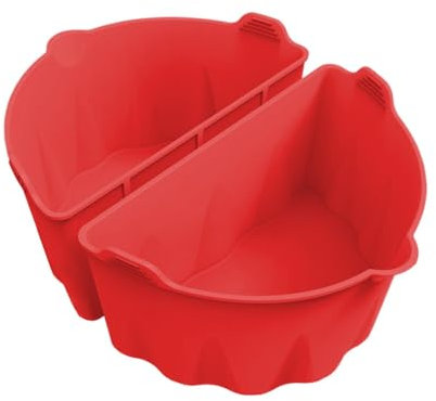 Slow Cooker Liners, Silicone Cooker Liner, Liner Divider with Heat Resistant and Safe Design for Potatoes, Shrimp, Fish, or Stews, 8.54x5.51x4.33 Inches