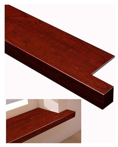 Fensterbank Verkleidung, Fensterbankabdeckung, Fensterbank-Abdeckung in Holzoptik, zuschneidbare Fensterbank-Ersatzplatte(50x25cm(19.6x9.8in))