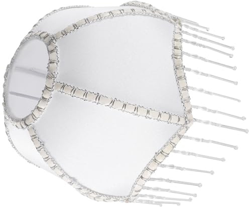 BAZEITFLOW Schirmförmige Lampenabdeckung mit Retro Stoffschirm Lampenschirm für Stehlampen und Tischlampen Passend für Wohnzimmer und Schlafzimmer