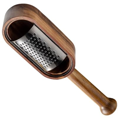 Grattugia per formaggio in legno con design funzionale, perfetta per cucinare in casa, gadget da cucina compatto