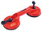 Amtech J1870 Dual Cup Suction Lifter with 60kg Capacity, Ideal for Lifting Glass Sheets and Mirrors, Clear
