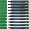 Schneider Maxx 133 Permanent-Marker mit Keilspitze (Strichstärke: 1-4 mm, nachfüllbar) 10er Packung grün