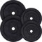 ScSPORTS® Hantelscheiben - Set, 30/35/40/60 kg, Ø 30/31 mm, Gusseisen, Schwarz - Gewichtsscheiben, Hantelscheiben-Set, Hantelgewichte, Fitness Scheiben, Gussscheiben