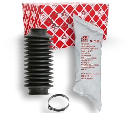 febi bilstein 08497 Lenkmanschettensatz, 1 Stück | Kompatibel mit: VW CADDY I, GOLF I, GOLF I Cabriolet, JETTA I, SCIROCCO, SCIROCCO