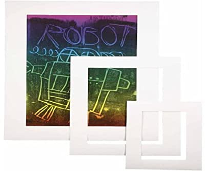 Passepartout-Stärke: 0,4 mm, 270 mm, weiß, 75asstd