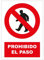 S21 Señalización PRR3025.G - Señal prohibido el paso multicolor