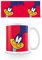 empireposter Looney Tunes - Roadrunner - Keramik Tasse - Größe Ø8,5 H9,5cm + 1 Lizenz Keramik Tasse - Größe Ø8,5 H9,5 cm