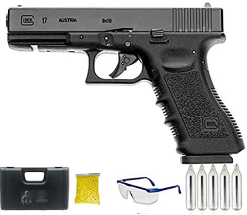 Umarex Glock 17 | Pistola de Airsoft Calibre 6mm (Arma Aire Suave de Bolas de plástico o PVC). Sistema: CO2 -3,5J