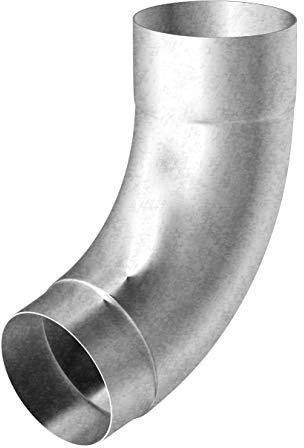 Fallrohrbogen 72 Grad Durchmesser 60mm verzinkt