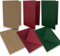 15 Falt-Karten Sets - DIN A6-160 g/m² 220 g/m² - Kraft - Dunkelrot - Dunkelgrün - mit Brief-Umschlägen DIN C6-80 g/m² 90 g/m² Nassklebung