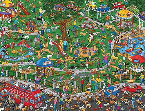 Springbok's 500 Piece Jigsaw Puzzle The Dog Park