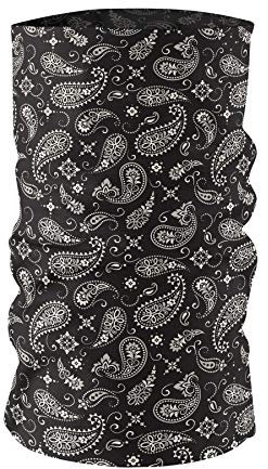 Maskworld Schlauchschal Multifunktionstuch Halstuch Kopftuch - Bandana schwarz - stylish - atmungsaktiv - elastisch - für alle Gelegenheiten