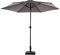 MaxxGarden Parasol de Jardin Extérieur Parasol 300 cm - Inclinable - avec Cadre en Aluminium - Protection Solaire - pour Jardin Terrasse Patio Piscine Plage - sans Pied - Anthracite