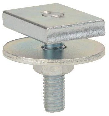 100 Stück - Hammerkopf-Schraube für C-Profil Montageschiene 27x18mm bis 38x40mm Gewinde M8, Länge: 20-120mm Befestiger inkl. Mutter und Beilagscheibe Stahl verzinkt Größe 38/40 + 40/60 M10 x 80 mm