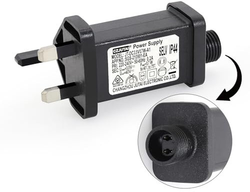 String Lights Indoor-Outdoor Power Adapter for CZJUTAI JT-DC4.5V1.35W-IP20 Christmas Lighting [U213]