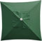 RCYF Replacement Parasol Canopy Cover, 2X2m 4 Arms Garden Sun Umbrella Cloth, Outdoor Patio Market for Patio Sun Umbrella, Market Table Umbrella Replacement Canopy-Green