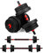 wuuhoo® Kurzhantelset Arni, 2er Set Hantel 27mm, Kurzhantel & Langhantel mit Gewichten 10kg bis 40kg, extra lange Verbindungsstange - Fitnessgerät aus Kunststoff für Zuhause 20 kg (schwarz)