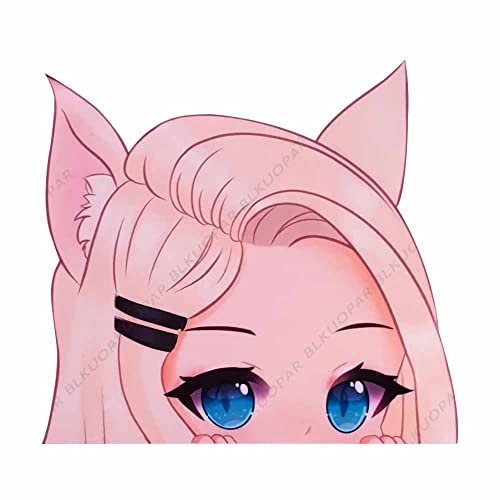 Ahri Anime Auto Peeker Aufkleber – League of Legends Vinyl Aufkleber für Stoßstange, Fenster, Laptop – Wasserdicht & langlebig