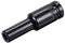 sourcing map 1/2 Drive by 8mm Deep Impact Socket, Heat-Treated CR-V Steel 3.15 Length, 6-Point Metric Sizes