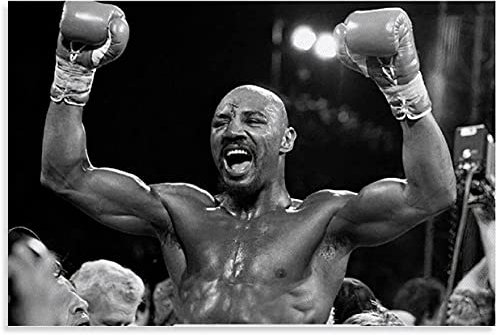 DIY Erwachsene Und Kinder Diamant Malerei Painting Kits Vollbohrer Box-Champion Marvin Hagler 5d Strass Bild Kristall Kunsthandwerk 23.6x35.4(60x90cm) Kein Rahmen
