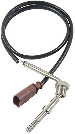 Bisenya 2 PIN Abgastemperatursensor Kompatibel mit A3 TT 8P GOLF V VI 03L906088AJ 03L906088N 1.6 2.0 TDI